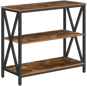 31.5" Sofa Table, Industrial Console Table, 3-Tier Entryway Table | Narrow Sofa Table with Storage Shelves, Heavy Duty, Foyer Table for Hallway, Entryway, Living Room, Rustic Brown CTHR8001Z 31.5" Sofa Table, Industrial Console Table, 3-Tier Entryway Table | Narrow Sofa Table with Storage Shelves, Heavy Duty, Foyer Table for Hallway, Entryway, Living Room, Rustic Brown CTHR8001Z