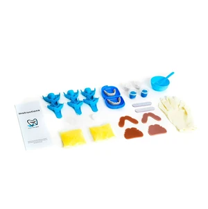 Dentures DIY Kit, Easy-to-Make Partial Full Fake Teeth, Natural | DIY Kit for Women and Men, All Parts Included. Upper and Lower Pieces. Multi-Color Material. Spares to Remake False Teeth. Dentures DIY Kit, Easy-to-Make Partial Full Fake Teeth, Natural | DIY Kit for Women and Men, All Parts Included. Upper and Lower Pieces. Multi-Color Material. Spares to Remake False Teeth.