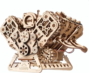 V8 Engine Model Kit - 3D Wooden Puzzles for Adults, 3D Puzzle Model | Engine Kit, DIY Kits Gifts for Engineers for Christmas, Wooden Model Kits for Adults to Build, Brain Teaser Hobby Set V8 Engine Model Kit - 3D Wooden Puzzles for Adults, 3D Puzzle Model | Engine Kit, DIY Kits Gifts for Engineers for Christmas, Wooden Model Kits for Adults to Build, Brain Teaser Hobby Set
