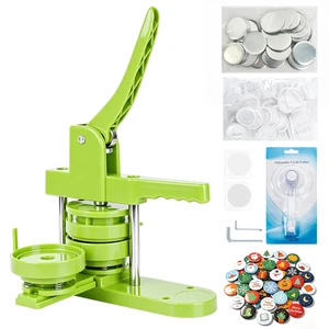 Button Maker Machine, 75mm(3 inch) DIY Pin Button Maker Press Machine Kit, Badge Button Press Machine Pin Maker Machine with Free 100pcs Button Parts&Pictures&Circle Cutter Button Maker Machine, 75mm(3 inch) DIY Pin Button Maker Press Machine Kit, Badge Button Press Machine Pin Maker Machine with Free 100pcs Button Parts&Pictures&Circle Cutter