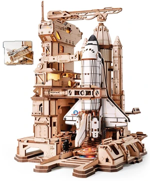 Space Shuttle 3D Wooden Puzzles for Adults Moving Building Model | Built-in LED, 446pcs Wooden Puzzles, Desk/Home Decor, Engineering Gifts for Adults Men 14+, STEM Project, DIY Hobbies Crafts Space Shuttle 3D Wooden Puzzles for Adults Moving Building Model | Built-in LED, 446pcs Wooden Puzzles, Desk/Home Decor, Engineering Gifts for Adults Men 14+, STEM Project, DIY Hobbies Crafts