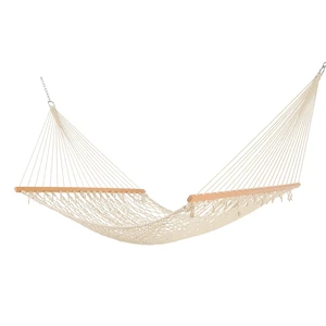 Living 13 ft. Double Traditional Hand Woven Cotton Rope Hammock 2-Person, 450 lb Capacity, Free Extension Chains & Tree Hooks, Designed in the USA Living 13 ft. Double Traditional Hand Woven Cotton Rope Hammock 2-Person, 450 lb Capacity, Free Extension Chains & Tree Hooks, Designed in the USA