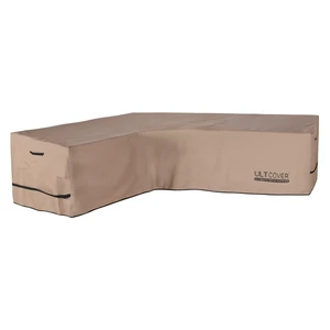 Waterproof Patio 6-Seater L-Shaped Left Facing Sofa Cover | 85W (Left Side) x 110W (Back Length), Heavy Duty 600D Polyester, UV Resistant, Fits Outdoor Sectional Furniture Couch Waterproof Patio 6-Seater L-Shaped Left Facing Sofa Cover | 85W (Left Side) x 110W (Back Length), Heavy Duty 600D Polyester, UV Resistant, Fits Outdoor Sectional Furniture Couch