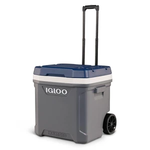 MaxCold 62 Qt Latitude Roller Cooler, Carbonite | Insulated Ice Chest, Holds 98 Cans, THERMECOOL Foam Insulation, Locking Telescoping Handle, Self-Draining Cup Holders MaxCold 62 Qt Latitude Roller Cooler, Carbonite | Insulated Ice Chest, Holds 98 Cans, THERMECOOL Foam Insulation, Locking Telescoping Handle, Self-Draining Cup Holders