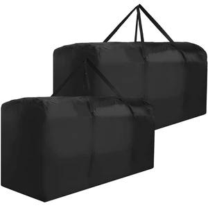 Patio Cushion Storage Bag Waterproof Extra Large Protective Zippered Outdoor Cushion Storage Bags Furniture Storage Bag with Handles, 68" L x 30" W x 20" H (2 Pack) Patio Cushion Storage Bag Waterproof Extra Large Protective Zippered Outdoor Cushion Storage Bags Furniture Storage Bag with Handles, 68" L x 30" W x 20" H (2 Pack)