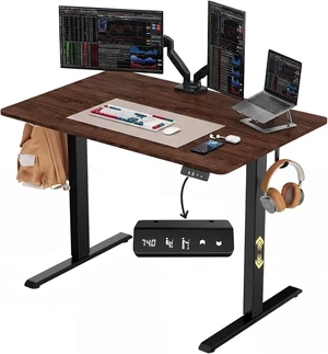 Standing Computer Gaming Office Desk - 48 x 24 Inches Adjustable Stand Up Electric Height Rising Table with Memory Presets for Home Study Writing PC Work, Modern Simple Walking Sit Desk, Easy Assembly Standing Computer Gaming Office Desk - 48 x 24 Inches Adjustable Stand Up Electric Height Rising Table with Memory Presets for Home Study Writing PC Work, Modern Simple Walking Sit Desk, Easy Assembly