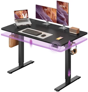 Standing Desk, 48x24 Inch Electric Adjustable Desk, 30-Min Assembly | Home Office Computer Desk, Gaming Desk with Sedentary Reminder and 4 Memory, Sit Stand Desk for Small Space,ULSD312BZ02SV1 Standing Desk, 48x24 Inch Electric Adjustable Desk, 30-Min Assembly | Home Office Computer Desk, Gaming Desk with Sedentary Reminder and 4 Memory, Sit Stand Desk for Small Space,ULSD312BZ02SV1