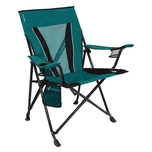 XXL Dual Lock Portable Camping and Sports Chair, Diamond Ripstop Polyester, Cayman Blue Iguana XXL Dual Lock Portable Camping and Sports Chair, Diamond Ripstop Polyester, Cayman Blue Iguana