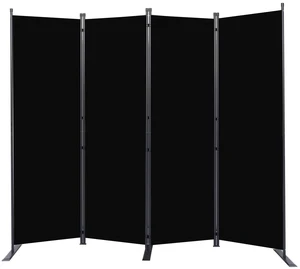 Room Divider 4 Panel-88''Wide,6FT Room Dividers and Folding Privacy Screens | Wider Metal Base Non-wobbly Fabric Divider Panel for Room Partition Portable Wall Divider Screen for Bedroom,Office,Studio Room Divider 4 Panel-88''Wide,6FT Room Dividers and Folding Privacy Screens | Wider Metal Base Non-wobbly Fabric Divider Panel for Room Partition Portable Wall Divider Screen for Bedroom,Office,Studio