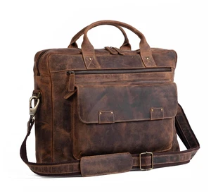 Leather briefcase 18 Inch Laptop Messenger Bags for Men and Women Best Office Briefcase Satchel Bag Leather briefcase 18 Inch Laptop Messenger Bags for Men and Women Best Office Briefcase Satchel Bag