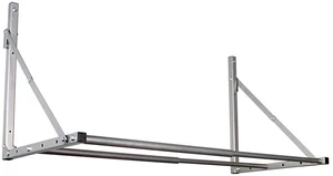 Wall-Mounted Folding Tire Storage Loft Rack | 32 to 48 In., Supports 300 Pounds, Folds Flat, Adjustable, Part 01031 Wall-Mounted Folding Tire Storage Loft Rack | 32 to 48 In., Supports 300 Pounds, Folds Flat, Adjustable, Part 01031