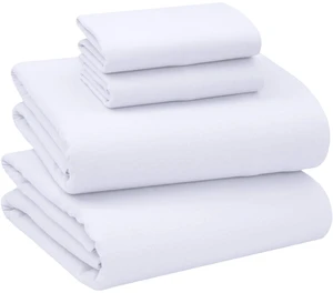 Flannel Sheet Set, 100% Organic Cotton, Six-Fold Brushed, Super Soft, Warm, Cozy, Deep Pocket Bedding with NanoTech Infuse for Added Durability and Lasting Comfort (King, White) Flannel Sheet Set, 100% Organic Cotton, Six-Fold Brushed, Super Soft, Warm, Cozy, Deep Pocket Bedding with NanoTech Infuse for Added Durability and Lasting Comfort (King, White)
