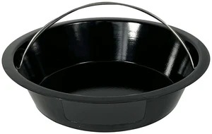 Ash Can with Handle Compatible with XL Big Green Egg,Charcoal Ash Collector Must Haves Green Eggs Accessories Carbon Steel Ash Pot with Enamel Coating Steel Folding Handle Kamado Ash Basket Ash Can with Handle Compatible with XL Big Green Egg,Charcoal Ash Collector Must Haves Green Eggs Accessories Carbon Steel Ash Pot with Enamel Coating Steel Folding Handle Kamado Ash Basket