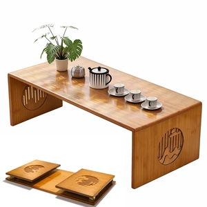 Folding Japanese Floor Table -31.5 inch Bamboo Coffee Table Small | Low Coffee Table, Sturdy & Stable with 180 lbs Capacity, Floor Desk for Tea Room, Tatami, Dining, No Assembly Folding Japanese Floor Table -31.5 inch Bamboo Coffee Table Small | Low Coffee Table, Sturdy & Stable with 180 lbs Capacity, Floor Desk for Tea Room, Tatami, Dining, No Assembly