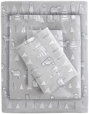 Cozy Flannel Sheets 100% Cotton, King Sheet Set, 4 Piece | Warm Flannel Bed Set, Ultra Soft Cold Weather Bedding, Deep Pocket Fits up to 14" Mattress, Novelty Print Bear Cozy Flannel Sheets 100% Cotton, King Sheet Set, 4 Piece | Warm Flannel Bed Set, Ultra Soft Cold Weather Bedding, Deep Pocket Fits up to 14" Mattress, Novelty Print Bear