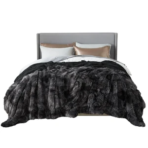 Faux Fur Fluffy Sherpa Fleece Bed Blanket Tie Dye Black 108"x90" | Fleece, Fuzzy Plush, Thick Warm, Fall, Comfort Cozy Soft Home Room Decor, Women Men Gift, Bedroom Bed, Teen Girl Bedding Faux Fur Fluffy Sherpa Fleece Bed Blanket Tie Dye Black 108"x90" | Fleece, Fuzzy Plush, Thick Warm, Fall, Comfort Cozy Soft Home Room Decor, Women Men Gift, Bedroom Bed, Teen Girl Bedding