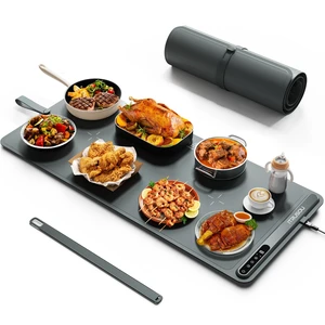 Warming Mat for Food (35"x16") - Extra Large Electric Warming Tray with 7-Level Temp, 500W High-Power & 99H Timer - Rollable XL Large Food Warming Mat for Parties & Buffet Warming Mat for Food (35"x16") - Extra Large Electric Warming Tray with 7-Level Temp, 500W High-Power & 99H Timer - Rollable XL Large Food Warming Mat for Parties & Buffet
