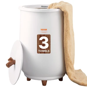 Towel Warmers for Bathroom, Towel Warmer Bucket Auto Shut Off for Spa Fits up to 3 Oversized Towels, Blankets, Clothes, Bathrobes, PJ's and More Towel Warmers for Bathroom, Towel Warmer Bucket Auto Shut Off for Spa Fits up to 3 Oversized Towels, Blankets, Clothes, Bathrobes, PJ's and More