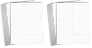 Blank Business Cards Card Stock Paper White Mini Note Index Perforated Cardstock for Printer Heavy Weight 80 lb 3 1/2 x 2" 100 Sheets 1000 Cards (Pack of 2) Blank Business Cards Card Stock Paper White Mini Note Index Perforated Cardstock for Printer Heavy Weight 80 lb 3 1/2 x 2" 100 Sheets 1000 Cards (Pack of 2)