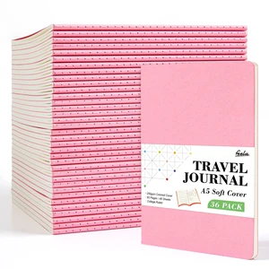 36 Pack Soft Cover Journal Bulk, Lined Blank Travel Journal for Women Men Writing, Notebooks College Ruled for Work, Note Taking Notebook School Business Supplies, 8.2 x 5.5, A5, Pink 36 Pack Soft Cover Journal Bulk, Lined Blank Travel Journal for Women Men Writing, Notebooks College Ruled for Work, Note Taking Notebook School Business Supplies, 8.2 x 5.5, A5, Pink
