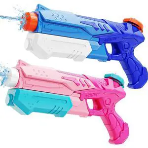 300cc Water Gun for Kids Squirt Gun Water Squirter Pool Toys 2 Pack | Water Blaster, Pink& Blue Powerful Long Range Watergun, Pool Beach Outdoor Summer Fight Toys, for Adults Boys Girls 300cc Water Gun for Kids Squirt Gun Water Squirter Pool Toys 2 Pack | Water Blaster, Pink& Blue Powerful Long Range Watergun, Pool Beach Outdoor Summer Fight Toys, for Adults Boys Girls
