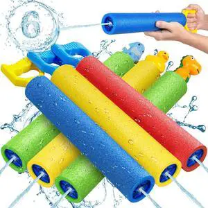Water Gun, 6 Pack Super Water Soaker Blaster Squirt Guns | Water Guns for Kids, 40 ft Range, Pool Toys for Swimming Pool, Beach, Summer Party & Outdoor Water Games Water Gun, 6 Pack Super Water Soaker Blaster Squirt Guns | Water Guns for Kids, 40 ft Range, Pool Toys for Swimming Pool, Beach, Summer Party & Outdoor Water Games