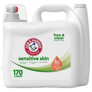 Sensitive Skin Free & Clear Liquid Laundry Detergent | Hypoallergenic, Dye Free, Dermatologist Tested, 170 Loads, 170 fl oz Sensitive Skin Free & Clear Liquid Laundry Detergent | Hypoallergenic, Dye Free, Dermatologist Tested, 170 Loads, 170 fl oz