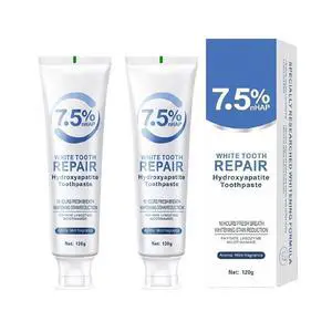 7.5% Nano Hydroxyapatite Toothpaste, 2 PCS Hidroxiapatita Toothpaste | 4.23 OZ, Enamel Protection and Tooth Strengthening, Gentle Mint, Fresh Breath, Daily Use for Oral Health 7.5% Nano Hydroxyapatite Toothpaste, 2 PCS Hidroxiapatita Toothpaste | 4.23 OZ, Enamel Protection and Tooth Strengthening, Gentle Mint, Fresh Breath, Daily Use for Oral Health