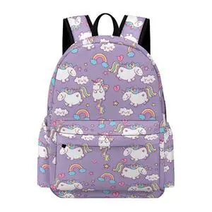 Unicorn Backpack for Girls, Kids Unicorn Bookbag for Preschool Kindergarten Elementary, 16 Inch Cartoon Schoolbag Travel Backpack Unicorn Backpack for Girls, Kids Unicorn Bookbag for Preschool Kindergarten Elementary, 16 Inch Cartoon Schoolbag Travel Backpack