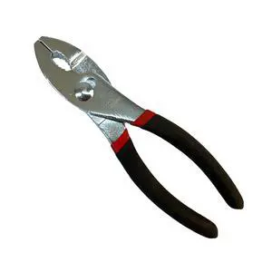 Slip Joint Pliers 6 - Heavy Duty Carbon Steel with Rubber Grip Handle - Fine Grip Teeth in Front and Coarse Teeth in Back - Rust Resistant Finish Slip Joint Pliers 6 - Heavy Duty Carbon Steel with Rubber Grip Handle - Fine Grip Teeth in Front and Coarse Teeth in Back - Rust Resistant Finish