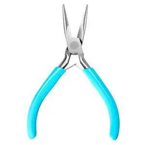 Needle Nose Pliers 4.5 Inch Jewelry Pliers Super Precision Jewelry Making Tools Comfort Grip Handle Craft Pliers for Jewelry Repair Wire Bending Gripping Needle Nose Pliers 4.5 Inch Jewelry Pliers Super Precision Jewelry Making Tools Comfort Grip Handle Craft Pliers for Jewelry Repair Wire Bending Gripping