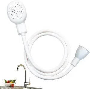 Sink Spray Rubber Hose, Sink Hose Attachment for Faucet Portable Sink Hose Faucet Sprayer, Shampoo Sprayer for Dog, Pets, Bathing Baby, Washing Hair, Rinsing Vegetables (For sink) Sink Spray Rubber Hose, Sink Hose Attachment for Faucet Portable Sink Hose Faucet Sprayer, Shampoo Sprayer for Dog, Pets, Bathing Baby, Washing Hair, Rinsing Vegetables (For sink)