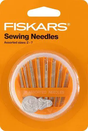 30-Piece Sewing Needle Set with Threader, Assorted Needles | Needles Include Betweeners, Darners, Embroidery Needles & Sharps (Size 2-7), Convenient & Safe Storage Container 30-Piece Sewing Needle Set with Threader, Assorted Needles | Needles Include Betweeners, Darners, Embroidery Needles & Sharps (Size 2-7), Convenient & Safe Storage Container