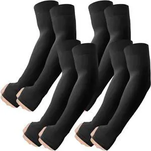 Arm Sleeves with Thumb Hole, Cooling UV Sun Protection for Men/Women | Highelastic fabric,compression tattoo cover up for men/women,great for outdoor activities Arm Sleeves with Thumb Hole, Cooling UV Sun Protection for Men/Women | Highelastic fabric,compression tattoo cover up for men/women,great for outdoor activities