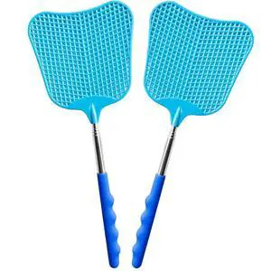 Fly Swatter Set of 2, Indoor Outdoor Telescopic Fly Swatters-Blue | Fly Swatter 2 Pack, Durable Telescopic Stainless Steel Extendable Handles, for Home and Office, 2Pcs, Blue Fly Swatter Set of 2, Indoor Outdoor Telescopic Fly Swatters-Blue | Fly Swatter 2 Pack, Durable Telescopic Stainless Steel Extendable Handles, for Home and Office, 2Pcs, Blue