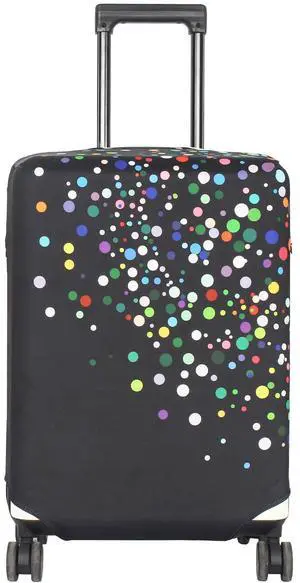 Travel Luggage Cover Suitcase Protector Fits 27-30 Inch, L | Washable Elastic Spandex Fabric, Anti-scratch & Dustproof, Carry on Cover Tsa Approved, Color Dots Travel Luggage Cover Suitcase Protector Fits 27-30 Inch, L | Washable Elastic Spandex Fabric, Anti-scratch & Dustproof, Carry on Cover Tsa Approved, Color Dots