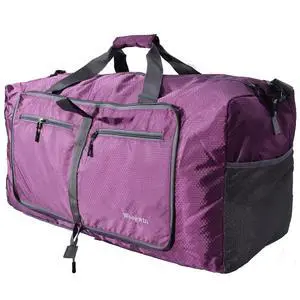 Travel Duffel Bag Large Foldable Waterproof Overnight Bag for Beach Swim Bags Pool Sports Gym (60L Purple) Travel Duffel Bag Large Foldable Waterproof Overnight Bag for Beach Swim Bags Pool Sports Gym (60L Purple)