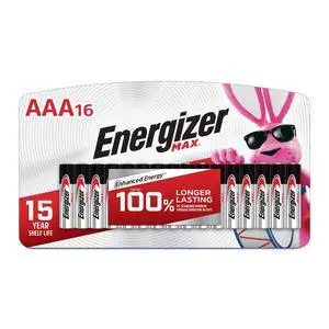 MAX AAA Batteries (16 Pack), Triple A Alkaline Batteries MAX AAA Batteries (16 Pack), Triple A Alkaline Batteries
