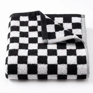 Extra Premium Bath Towels, 100% Lighter Weight Ring Spun Cotton Towels | Highly Absorbent, Quicker to Dry, Soft Feel, Perfect for Daily Use, Black & White Extra Premium Bath Towels, 100% Lighter Weight Ring Spun Cotton Towels | Highly Absorbent, Quicker to Dry, Soft Feel, Perfect for Daily Use, Black & White