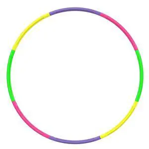 32 Inch Kids Exercise Hoop,8-Piece Detachable Adjustable Weight Fitness Toy for Children, Gymnastics, Dog Agility Training - Colorful Hoops for Party Games, Christmas Wreath Decor 32 Inch Kids Exercise Hoop,8-Piece Detachable Adjustable Weight Fitness Toy for Children, Gymnastics, Dog Agility Training - Colorful Hoops for Party Games, Christmas Wreath Decor