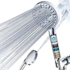 Shower Head, Silver | 7 Modes Water Softer Rain Fall Shower Head, Silver | 7 Modes Water Softer Rain Fall