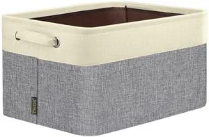 1 Pack Fabric Closet Storage Bins for Shelves, Linen Closet Organizers and Storage, Decorative Baskets for Organizing, Shelf, Clothes, Home, Office (Grey, 12"x8"x8") 1 Pack Fabric Closet Storage Bins for Shelves, Linen Closet Organizers and Storage, Decorative Baskets for Organizing, Shelf, Clothes, Home, Office (Grey, 12"x8"x8")