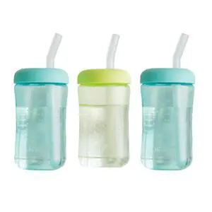 Squeeze & Sip Straw Cups - 7 Oz - 3 Count | Toddler Straw Cups, 7 Oz Cups, 3 Count, Ages 6 Months And Up, Top-Rack Dishwasher Safe, Made Without BPA Squeeze & Sip Straw Cups - 7 Oz - 3 Count | Toddler Straw Cups, 7 Oz Cups, 3 Count, Ages 6 Months And Up, Top-Rack Dishwasher Safe, Made Without BPA
