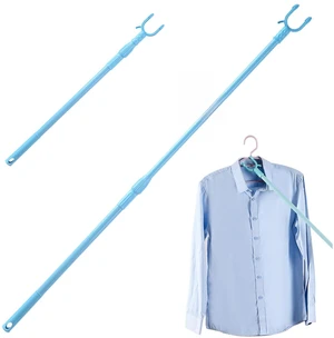 22.1-37.8" Telescopic Clothes Pole, Aluminium Clothes Hook Pole with U-Shape Fork, Hanging Clothesline Poles with Hook for Wardrobe, Clothesline, Hanger Rod, Clothing Wardrobe Storage 22.1-37.8" Telescopic Clothes Pole, Aluminium Clothes Hook Pole with U-Shape Fork, Hanging Clothesline Poles with Hook for Wardrobe, Clothesline, Hanger Rod, Clothing Wardrobe Storage