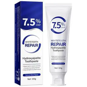Hydroxyapatite Toothpastes for Enamel Protection and Tooth Strengthening, Fluoride-Free Cooling Mint, Promotes Fresh Breath, Daily Use for Oral Health Hydroxyapatite Toothpastes for Enamel Protection and Tooth Strengthening, Fluoride-Free Cooling Mint, Promotes Fresh Breath, Daily Use for Oral Health