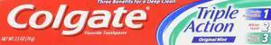 Travel Size toothpaste, Multicolor, Triple Action, 2.5 Ounce Travel Size toothpaste, Multicolor, Triple Action, 2.5 Ounce