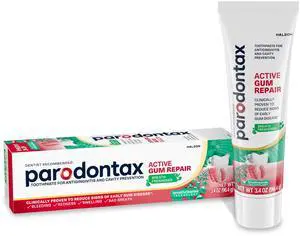 Active Gum Repair Breath Freshener Toothpaste, 3.4 oz | Help Reverse The 4 Signs Of Early Gum Problems, Supports Healthy Gums And Bad Breath Protection Active Gum Repair Breath Freshener Toothpaste, 3.4 oz | Help Reverse The 4 Signs Of Early Gum Problems, Supports Healthy Gums And Bad Breath Protection