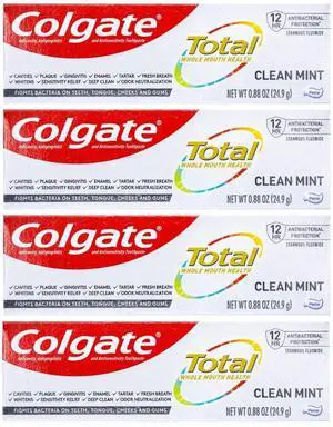 Total Clean Mint Toothpaste 0.88 oz ( Pack of 4) Total Clean Mint Toothpaste 0.88 oz ( Pack of 4)