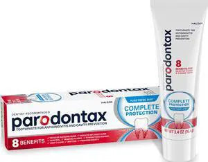 Complete Protection Toothpaste for Bleeding Gums, Gingivitis Treatment and Cavity Prevention, Pure Fresh Mint - 3.4 Ounces Complete Protection Toothpaste for Bleeding Gums, Gingivitis Treatment and Cavity Prevention, Pure Fresh Mint - 3.4 Ounces