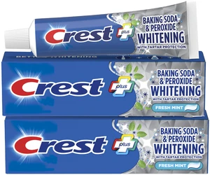 Baking Soda & Peroxide Whitening Toothpaste with Tartar Protection, Fresh Mint 4.2 oz (119) - Pack of 2 Baking Soda & Peroxide Whitening Toothpaste with Tartar Protection, Fresh Mint 4.2 oz (119) - Pack of 2